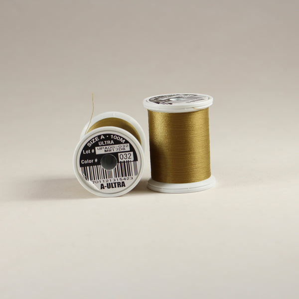 Fuji Ultra Poly rod wrapping thread in Tactical Tan #032 (Size A 100m spool)