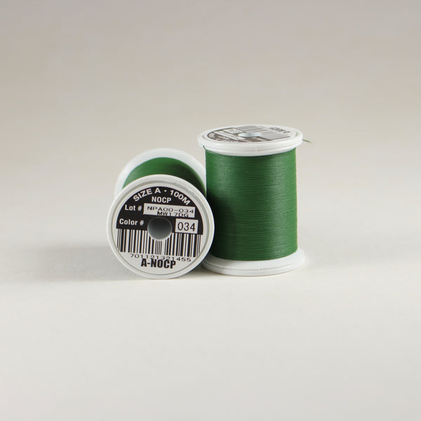 Fuji Ultra Poly NOCP rod wrapping thread in OG Green #034 (Size A 100m spool)
