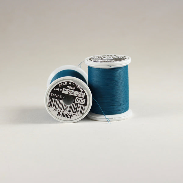 Fuji Ultra Poly NOCP rod wrapping thread in Aquamarine #035 (Size A 100m spool)