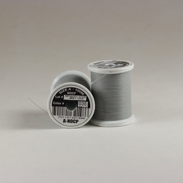 Fuji Ultra Poly NOCP rod wrapping thread in Concrete #036 (Size A 100m spool)