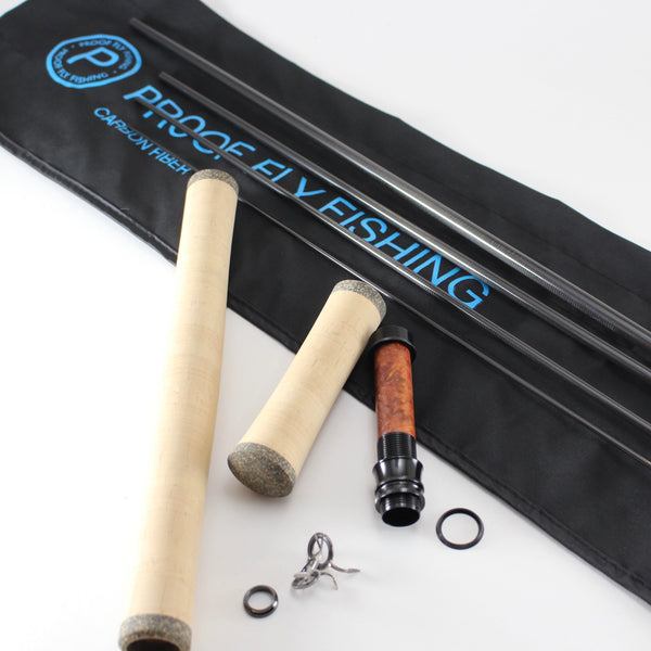 11' 3/4wt. (four piece) carbon fiber trout spey rod kit