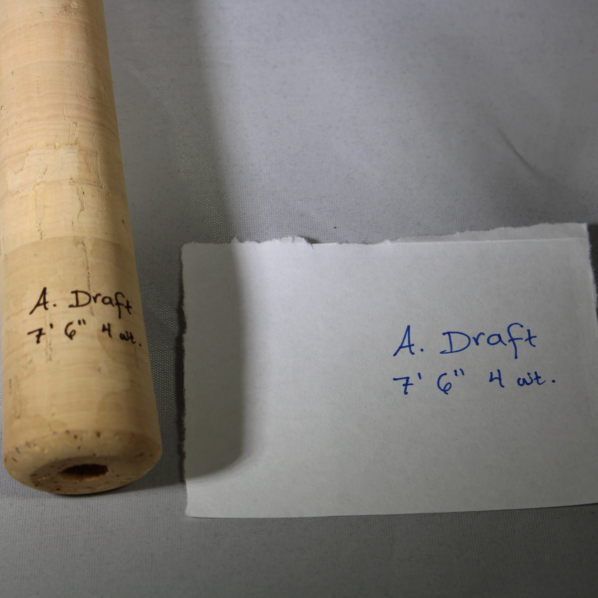 Grip wood burned custom signature (grip not included) Proof Fly Fishing