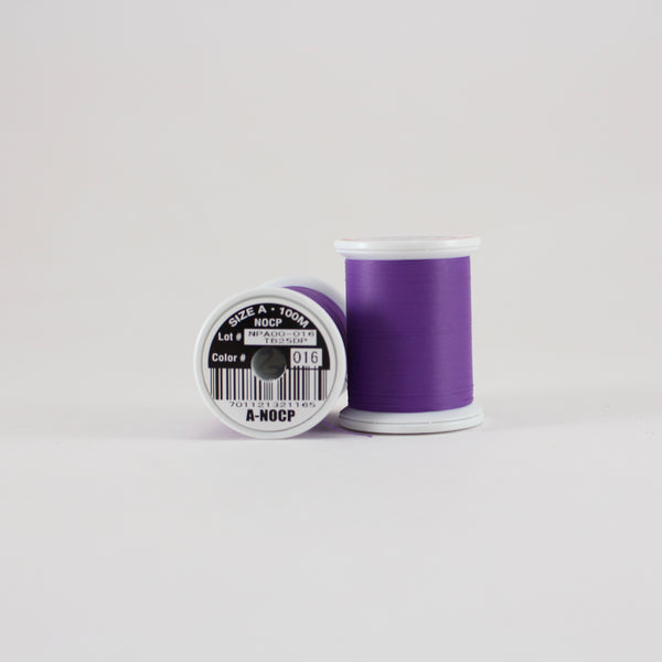 Fuji Ultra Poly NOCP rod wrapping thread in Purple #016 (Size A 100m spool)