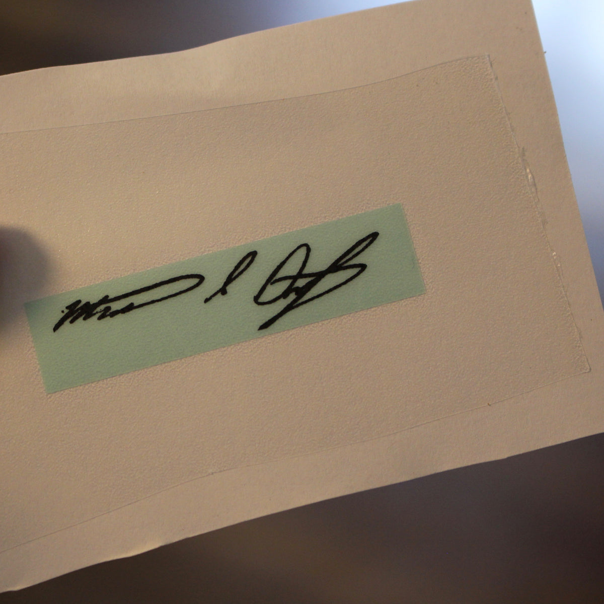 Custom signature label Proof Fly Fishing