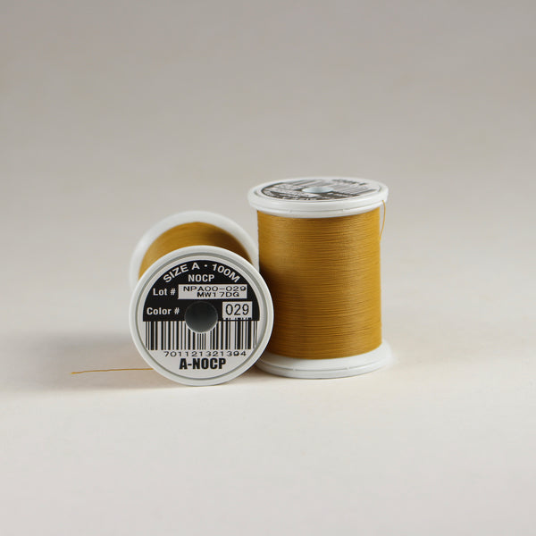 Fuji Ultra Poly NOCP rod wrapping thread in Desert Tan #029 (Size A 100m spool)