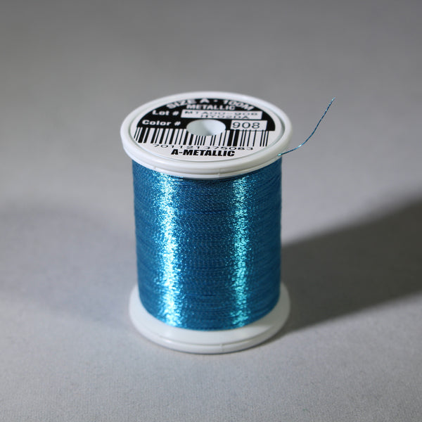 Fuji Ice Blue metallic thread (Size A 100m spool)