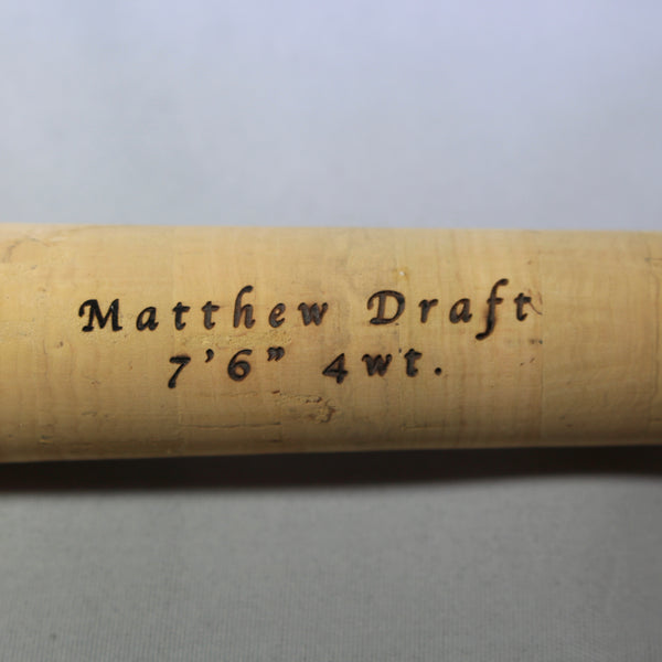 Grip wood burned custom text  (grip not included)