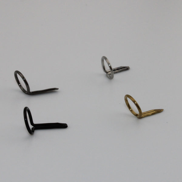 Single foot guides in Chrome, Ash, Gold, and Black