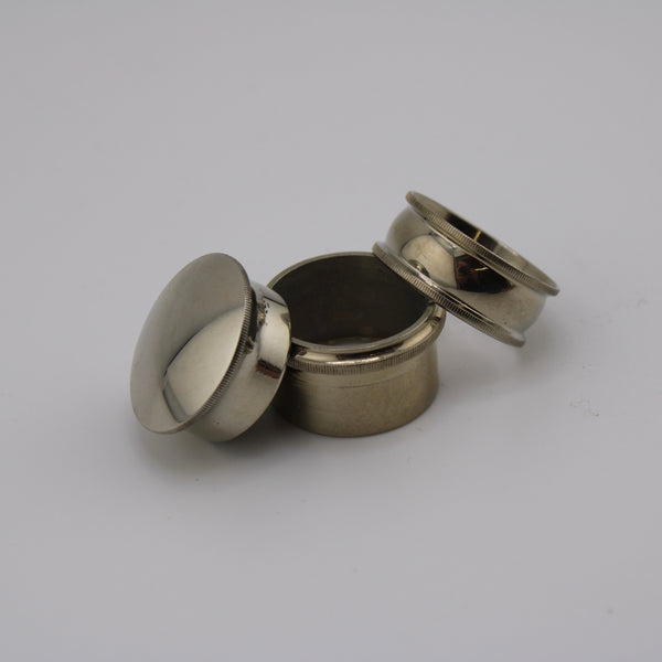 Nickel Silver up-locking mushroom cap reel seat (BWRS). PFF-520