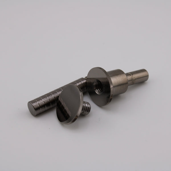 Nickel Plated Removable fighting butt combo for Atlas 3-6 up-locking reel seats