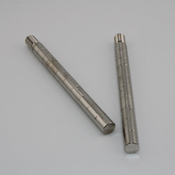 Nickel Plated Removable fighting butt stem 5"