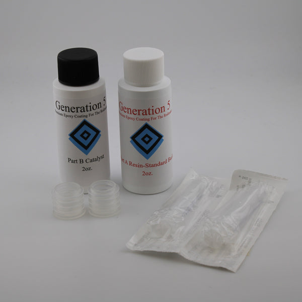 Generation 5 (high build) Wrap Finish (4oz. kit) with syringes and self-sealing inserts