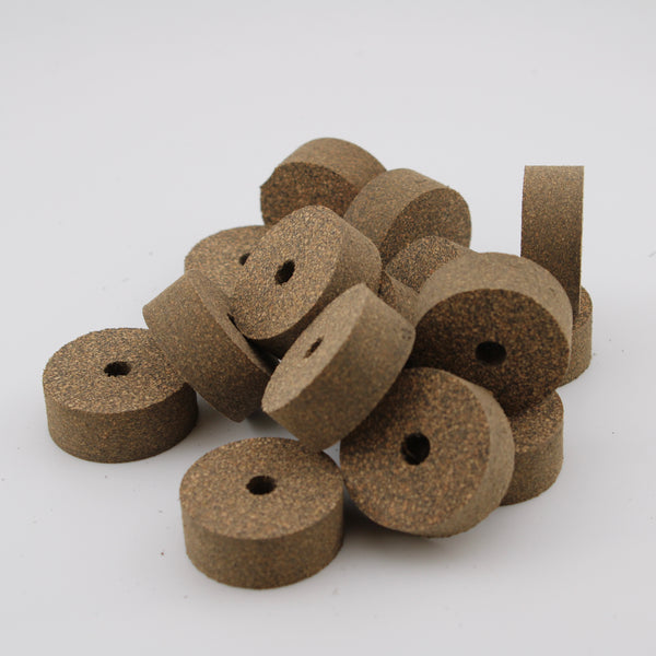 Fine grain black cork rubber  1/2" by  CORKRINGS UNIPESSOAL