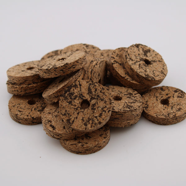 Black Cloud burl rings  1/4" by  CORKRINGS UNIPESSOAL