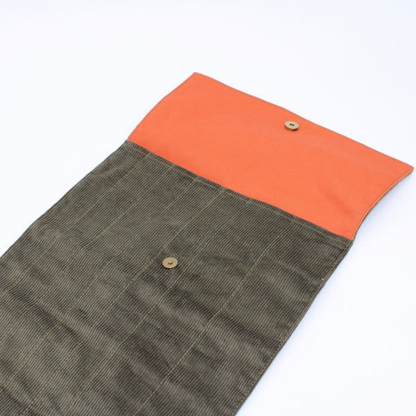 Corduroy fly rod sock for 9' 7 piece rods