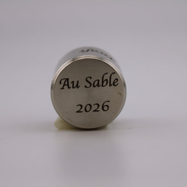 Nickel Silver reel seat flat custom engraving