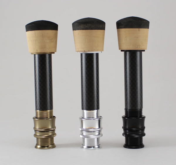 elk antler fly rod reel seats Atlas down-locking reel seat 3-6 with fighting butt (Assorted inserts) – Proof Fly Fishing