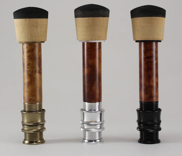 antique fly rod reel seats Atlas down-locking reel seat 3-6 with fighting butt (Assorted inserts) – Proof Fly Fishing