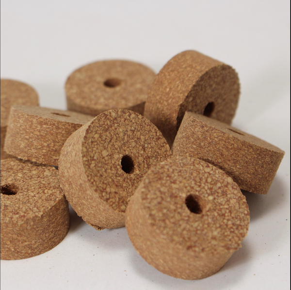 Fine grain Red cork rubber  1/2" by  CORKRINGS UNIPESSOAL