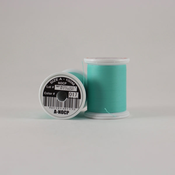Fuji Ultra Poly NOCP rod wrapping thread in Teal #017 (Size A 100m spool)