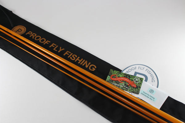 Salamander 4wt. 7' 6 three piece fiberglass component kit – Proof Fly  Fishing