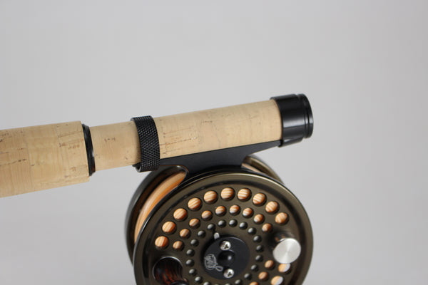 Garrison-Style slide band reel seat with cork insert