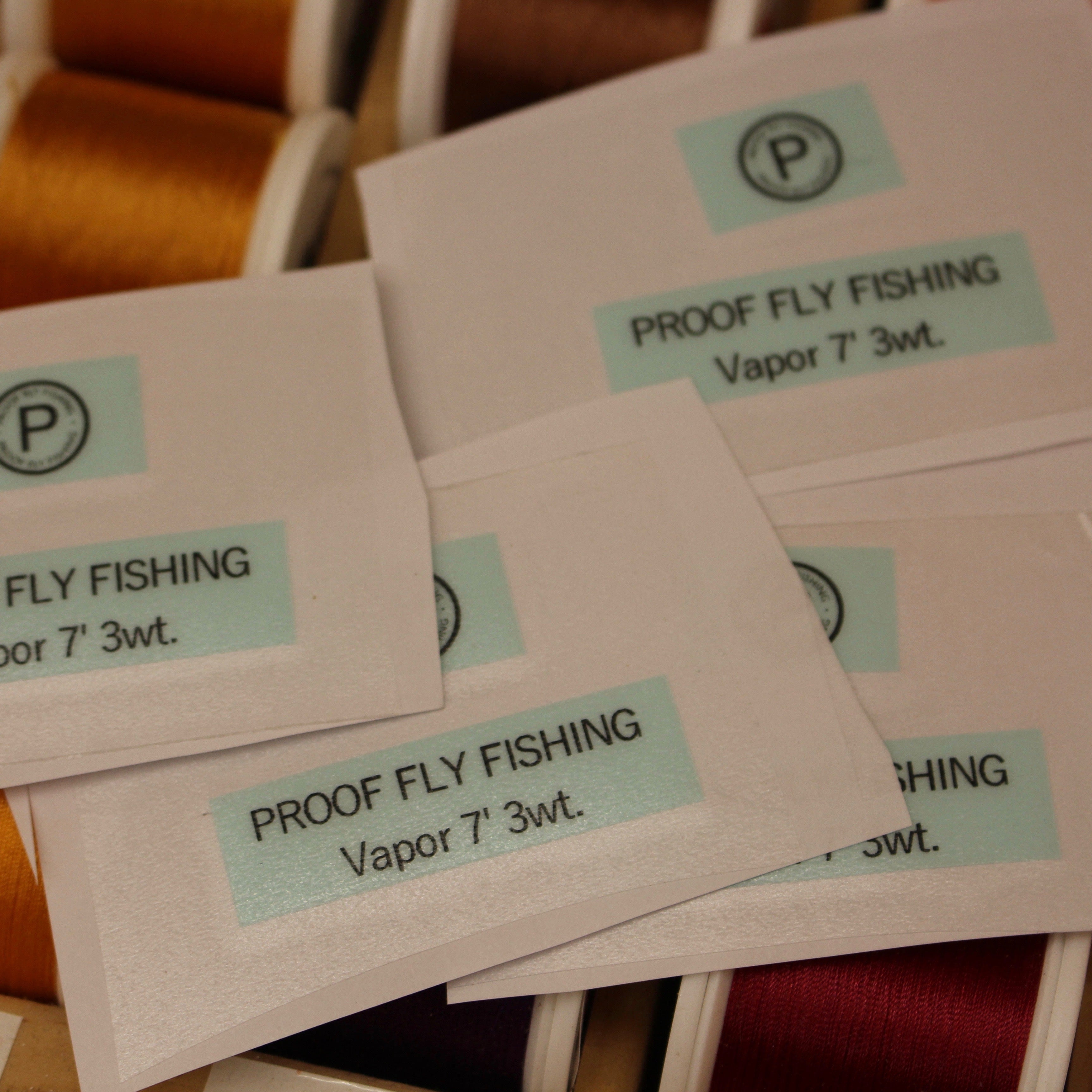Custom Fly Rod label – Proof Fly Fishing