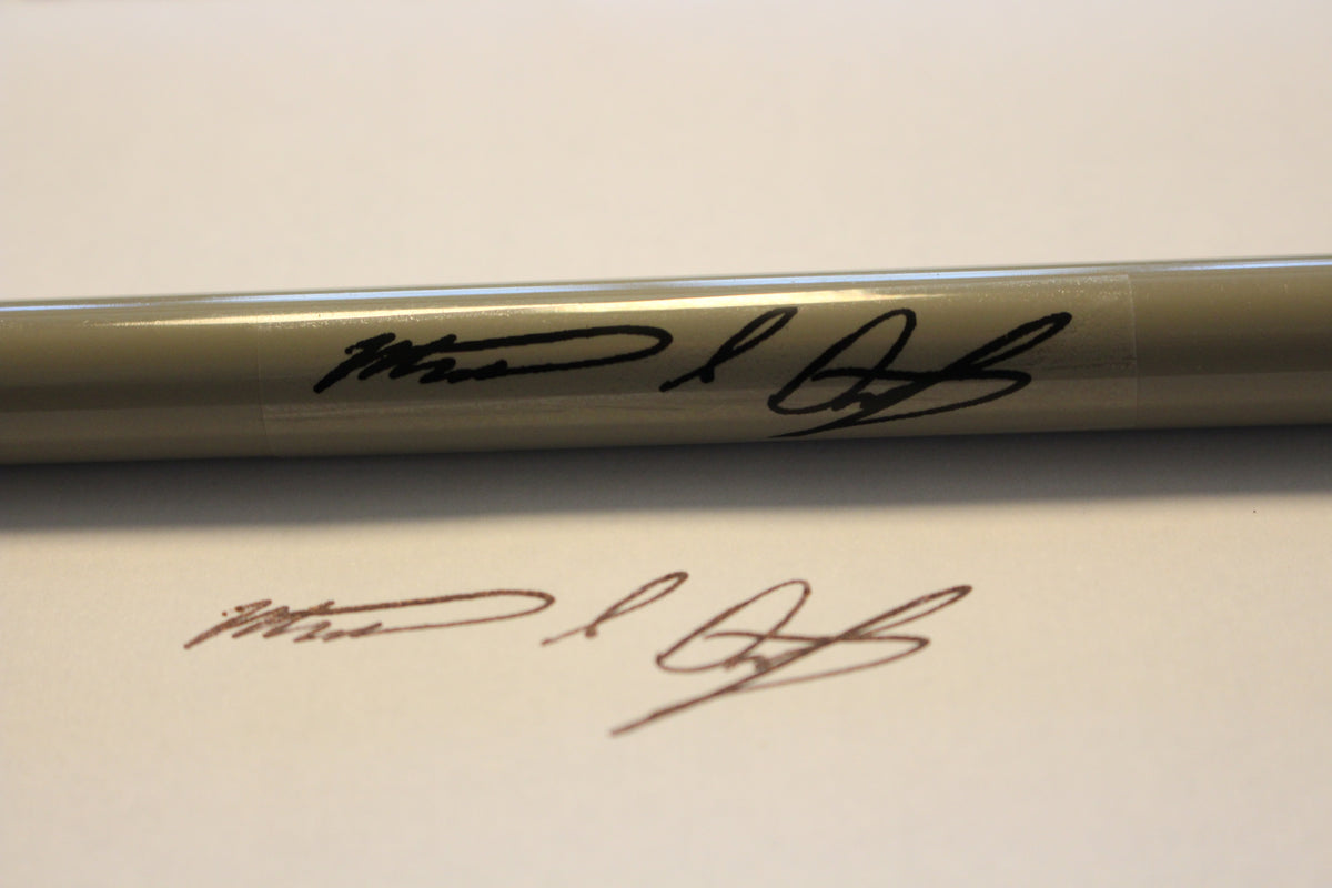 Custom signature label Proof Fly Fishing