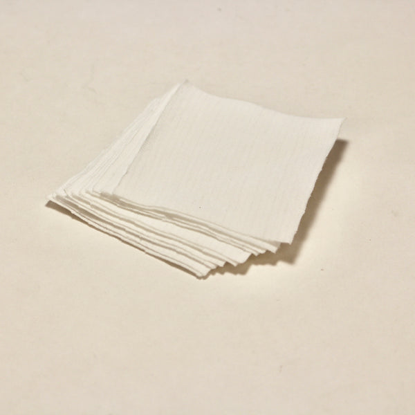 Solvent free cotton pads
