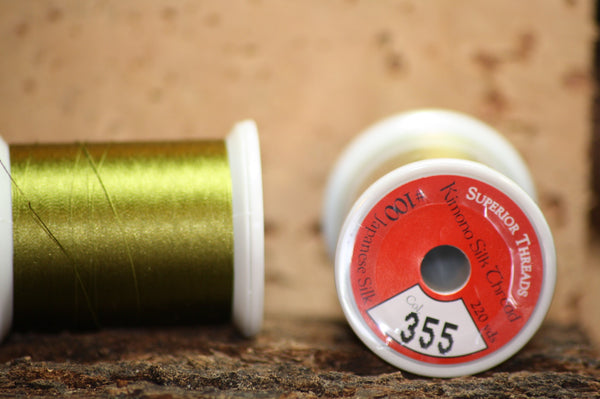 Kimono silk thread #355 Mossy Oak - Proof Fly Fishing