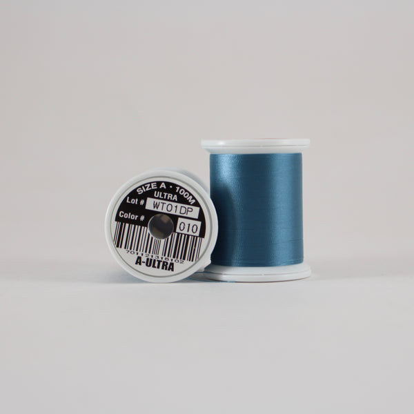 Fuji Ultra Poly rod wrapping thread in Blue Dunn #010 (Size A 100m spool)