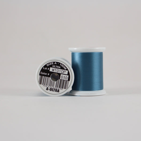 Fuji Ultra Poly rod wrapping thread in Blue Dunn #010 (Size A 100m spo ...